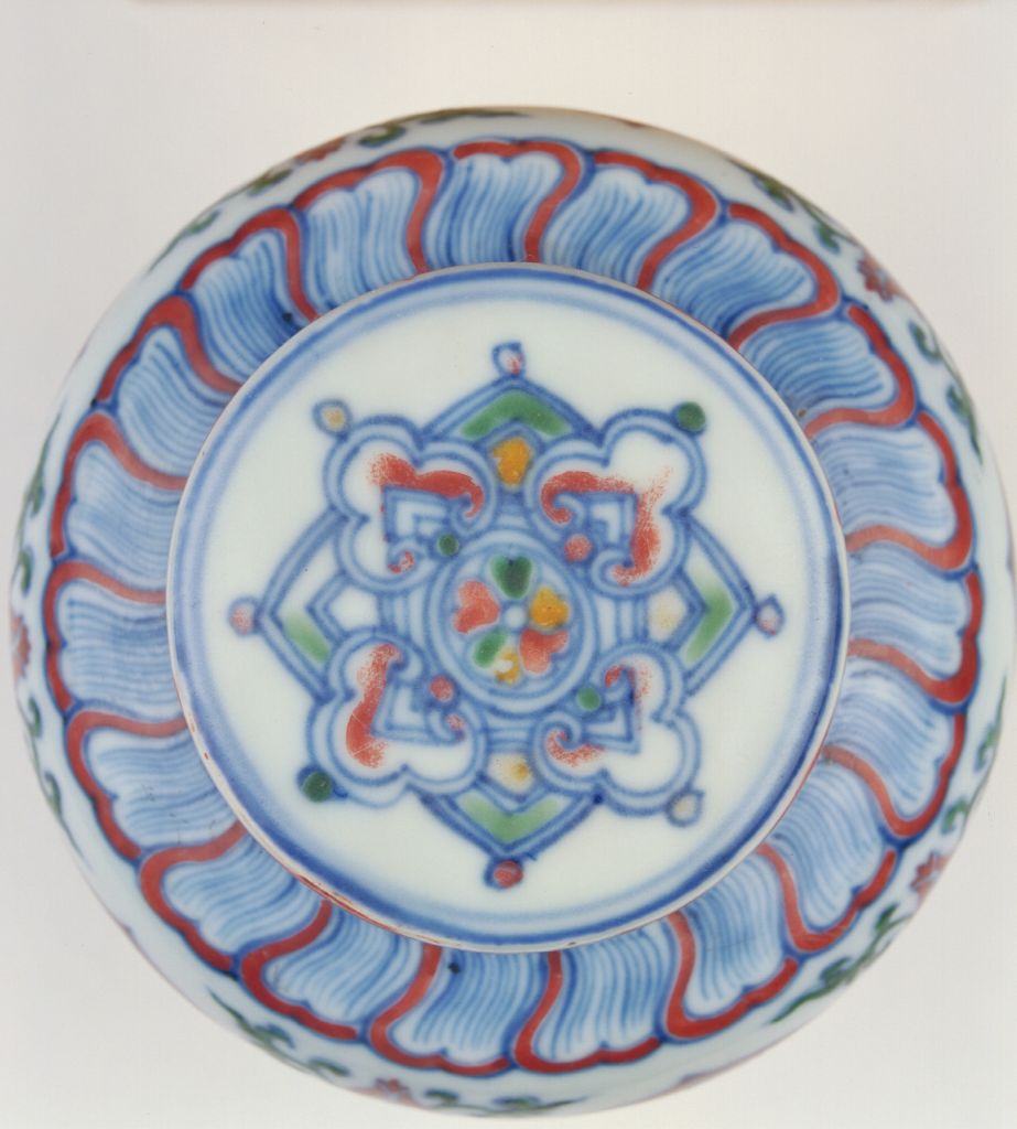 图片[2]-Double-colored bright lotus pot-China Archive